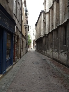 Narrow Alley ways in Rouen